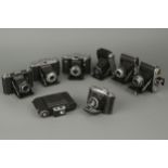 A Selection of Various Folding Cameras,