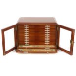 A Large & Good Quality Microscope Slide Cabinet,