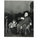 PHILIPPE HALSMAN (1906-1979) A Photograph of Sir Winston Churchill at Chartwell,