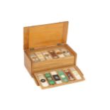 A Small Case of Microscope Slides,