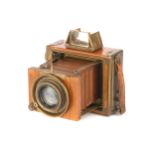 An Ernemann Tropen-Klapp 6.5x9cm Camera,