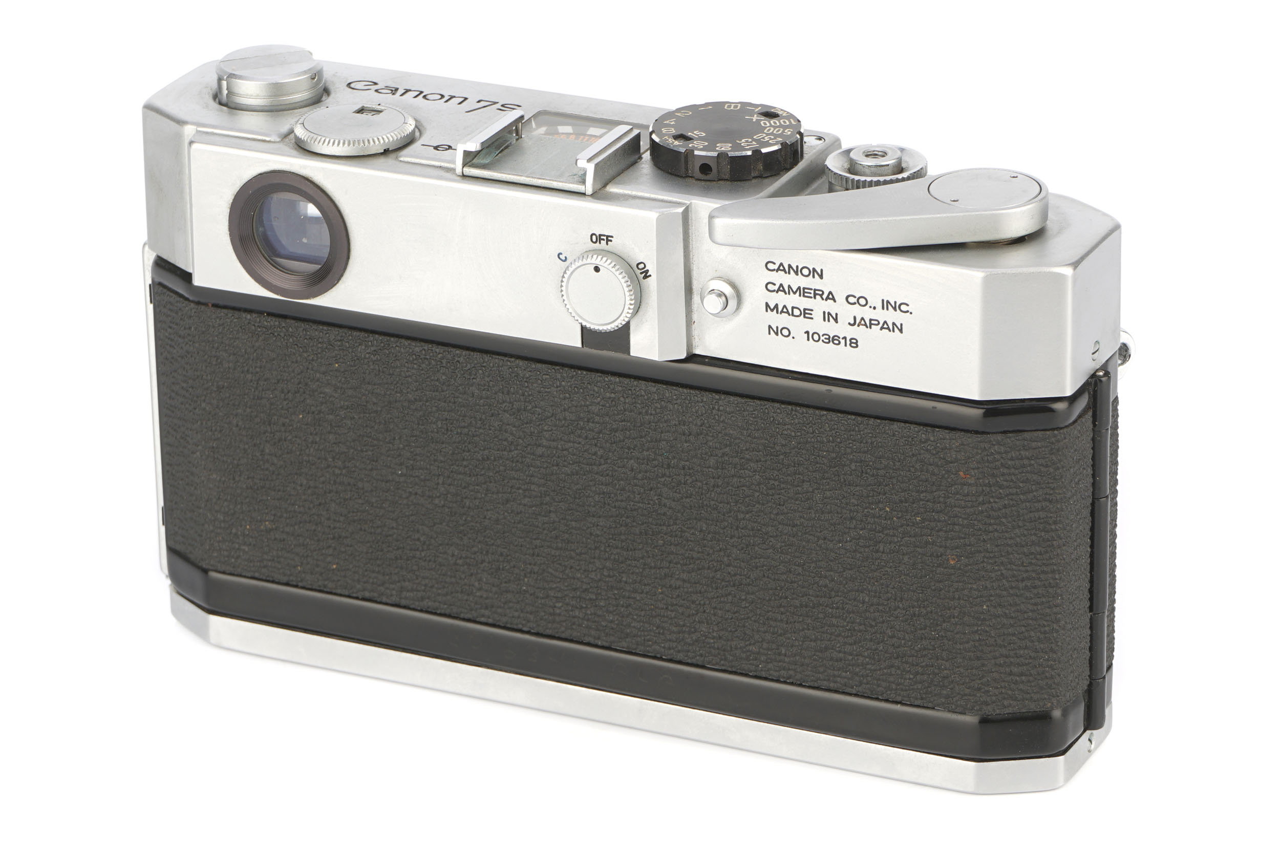 A Canon 7s Rangefinder Body, - Image 2 of 2