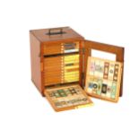 A Cabinet of Microscope Slides,