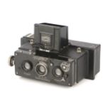 A Voigtlander Stereflektoskop 4.5x107cm Camera,