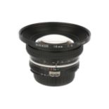 A Nikon Ai Nikkor f/4 18mm Lens,