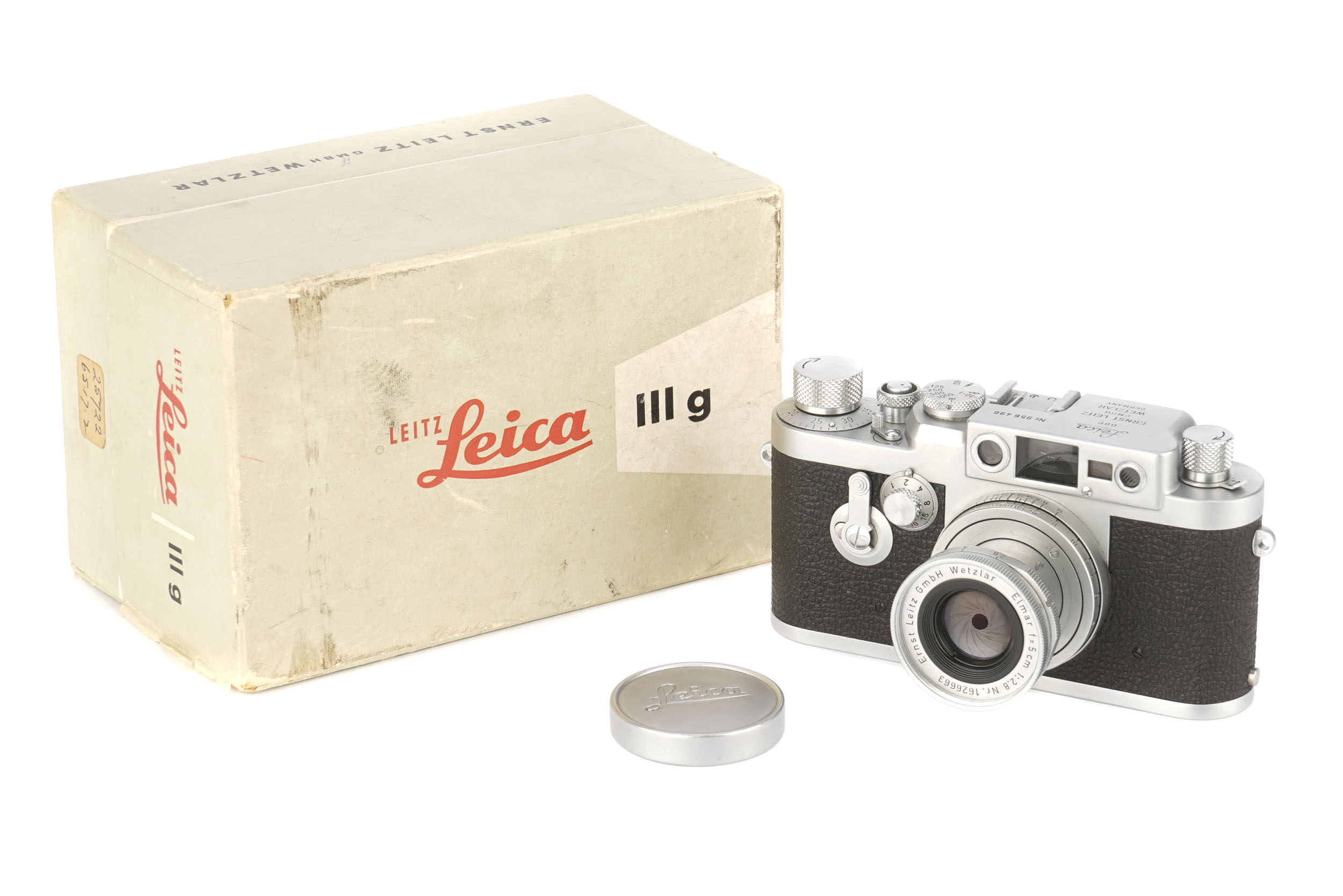 A Leica IIIg Rangefinder Camera, - Image 5 of 5