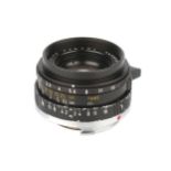 A Leitz Summicron f/2 35mm Lens,