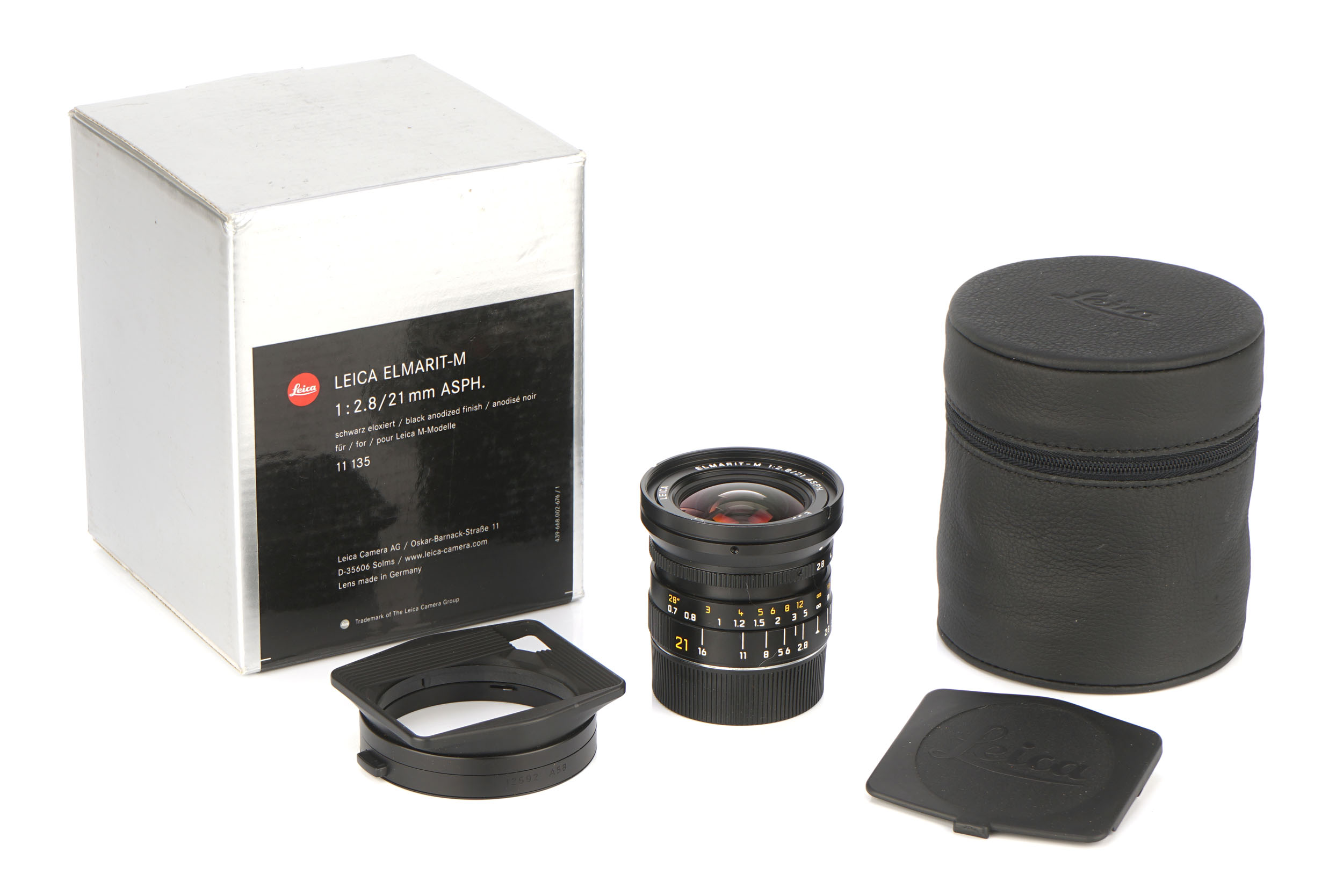 A Leitz Elmarit-M ASPH. f/2.8 21mm Lens,