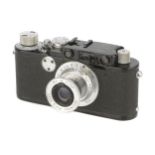 A Leica IIf Rangefinder Camera,