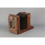 A Koch French Wet Plate Tailboard Camera,