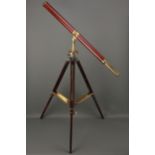A Dollond telescope on later tripod,