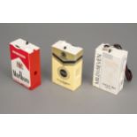 Three Plastic Cigarette Cameras,