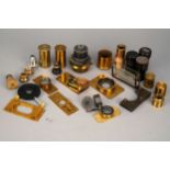 A Collection of Various Microscope Accessories & Parts,