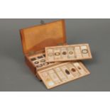 Small Case of Geological Microscope Slides,