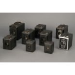 A Collection of Zeiss Ikon Box-Tengor Cameras,