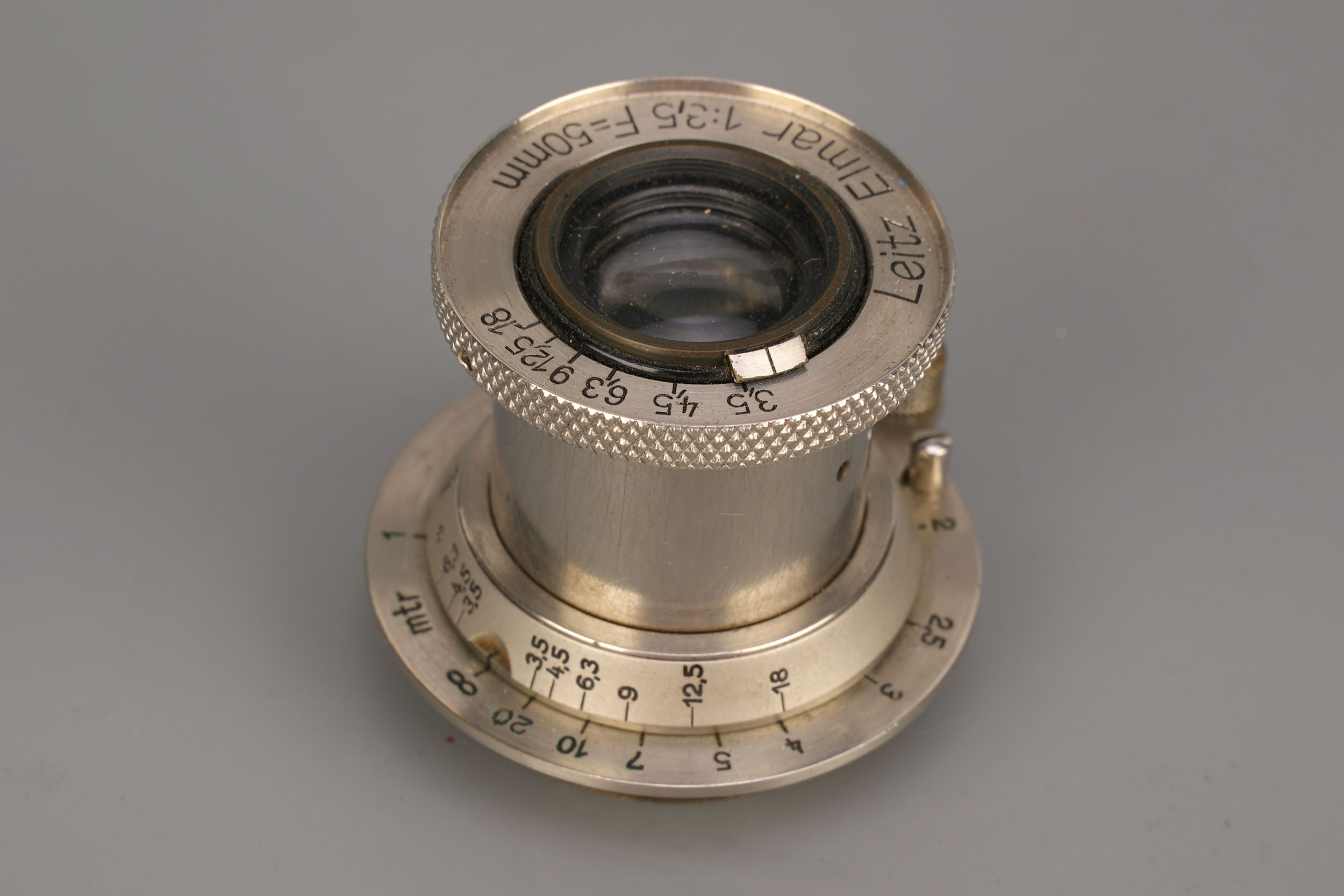 A Leitz Elmar f/3.5 50mm Lens,