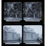 A Collection of 32 Glass Stereoviews,