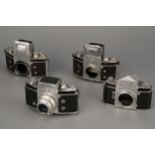 Four Ihagee Cameras,