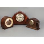 A Collection of Three Mantel Clocks,