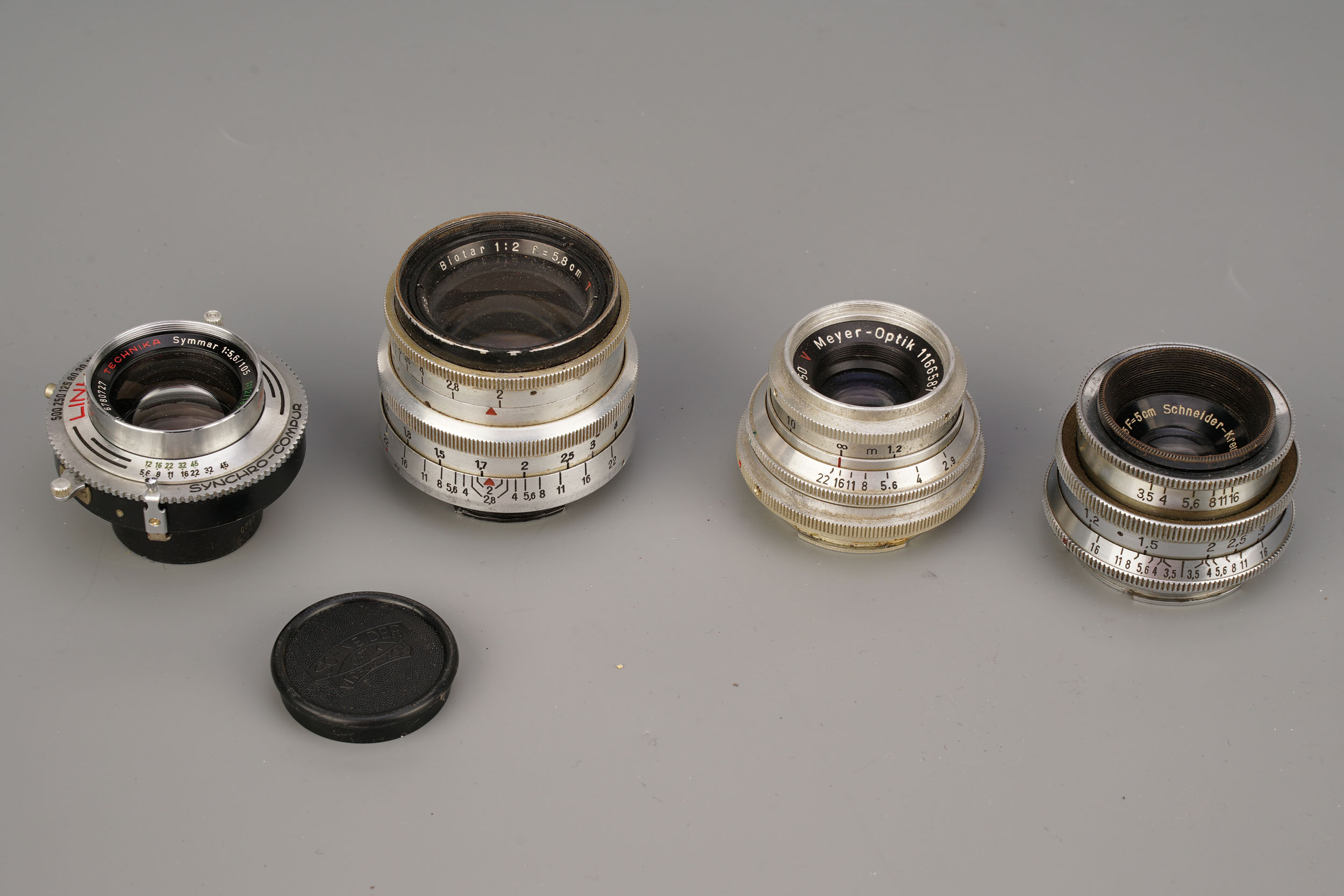 A Small Selection of Four Lenses,