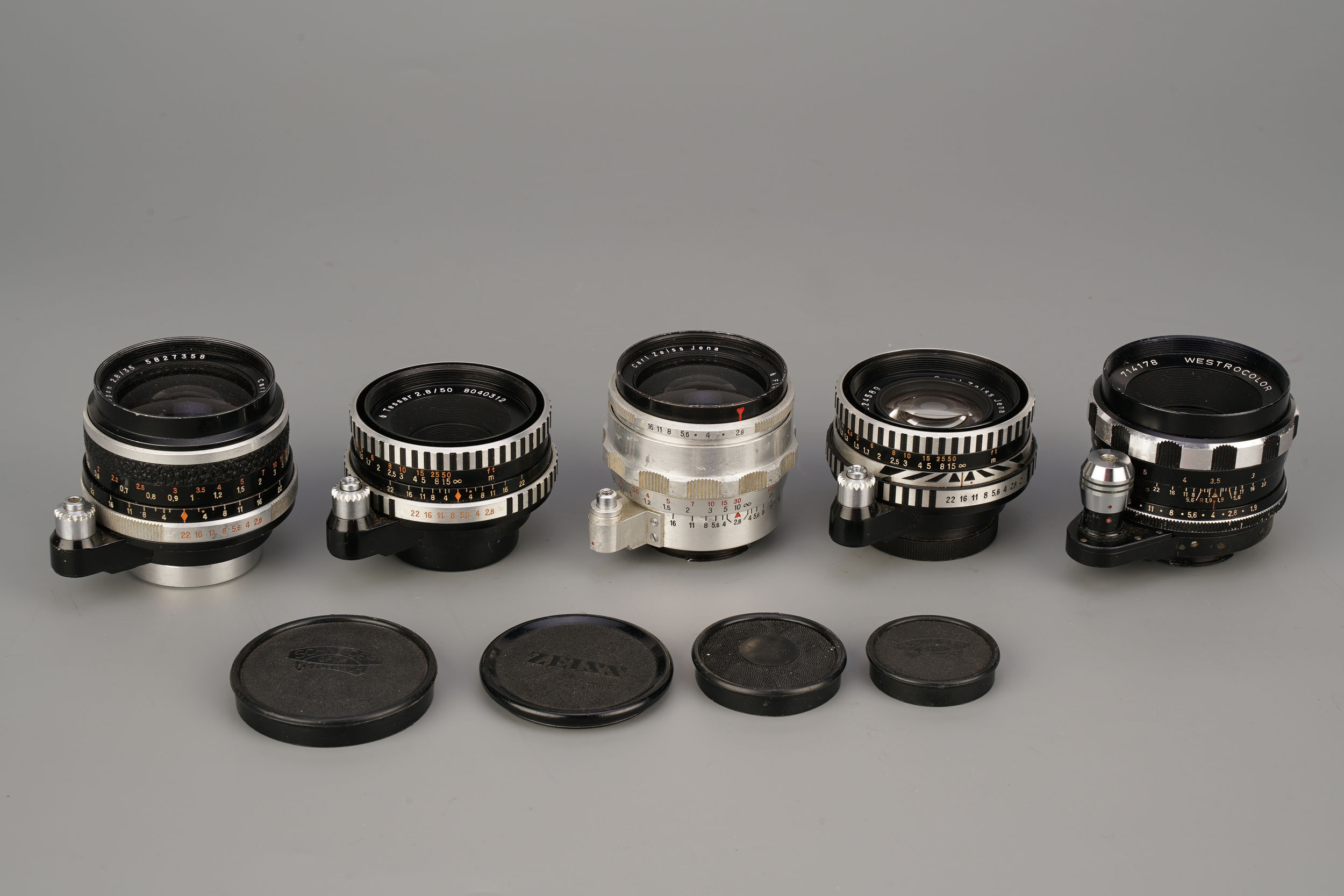 A Small Selection of Exakta Mount Lenses,