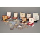 Large Collection of Silver Medals,