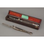 Surgical Instruments and Microscopy - Two Valentin Knives,