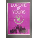 Europe is Yours' Original EU  Poster,