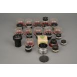 A Large Collection of Wray Enlarging Lenses,