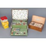 A Large Collection of Microscope Slides,