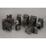 A Selection of Various Folding Cameras,