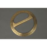 A 6in Brass Protractor,