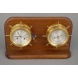 A 8-day Ship's Bell Clock and Barometer,