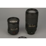 A Nikon AF-P Nikkor VR ED E f/4.5-5.6 70-300mm Lens,