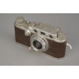 A Leica IIIa Rangefinder Camera,