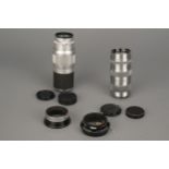 Two 39mm Mount Telephoto Lenses,