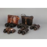 Five Pairs of German Goerz Binoculars,