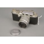 A Leica IIIf Rangefinder Camera,