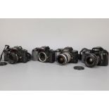 Four Minolta SLR Cameras,