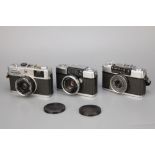 An Olympus 35RC Rangefinder Camera,