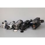 A Selection of Various Video Cameras,