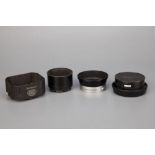 Four Leica Lens Hoods,
