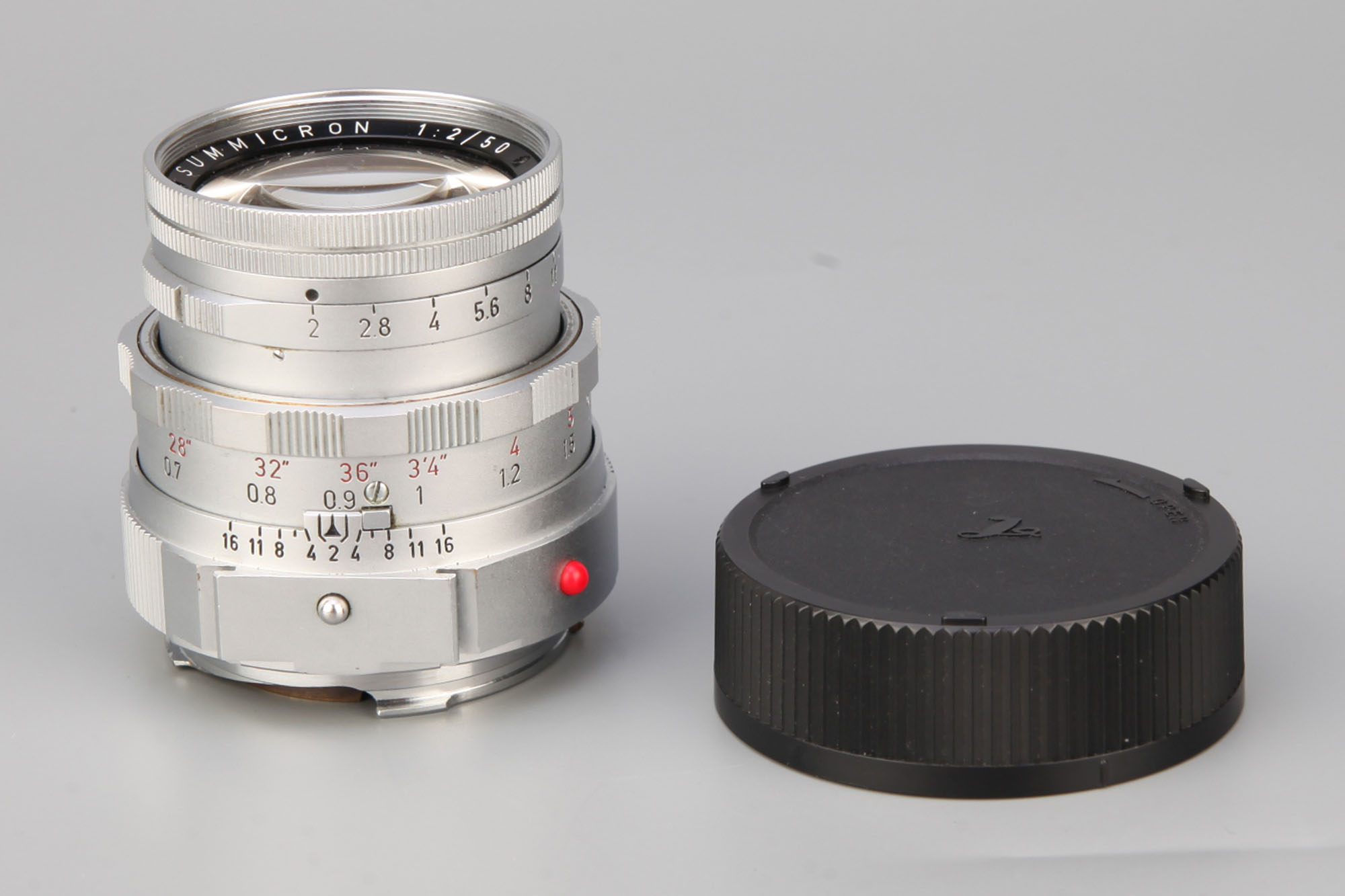 A Leitz Summicron f/2 50mm Dual-Range Lens,