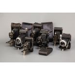 A Selection of Various Folding Cameras,