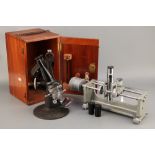 A Microscope & Refractometer,