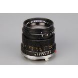 A Leitz Summicron f/2 50mm Lens,