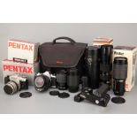 A Pentax ME F SLR Camera,