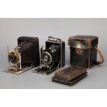 Two Folding Plate Cameras,