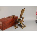 An R & J Beck Popular Binocular Microscope,