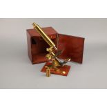 A Brass Society of the Arts Microscope,
